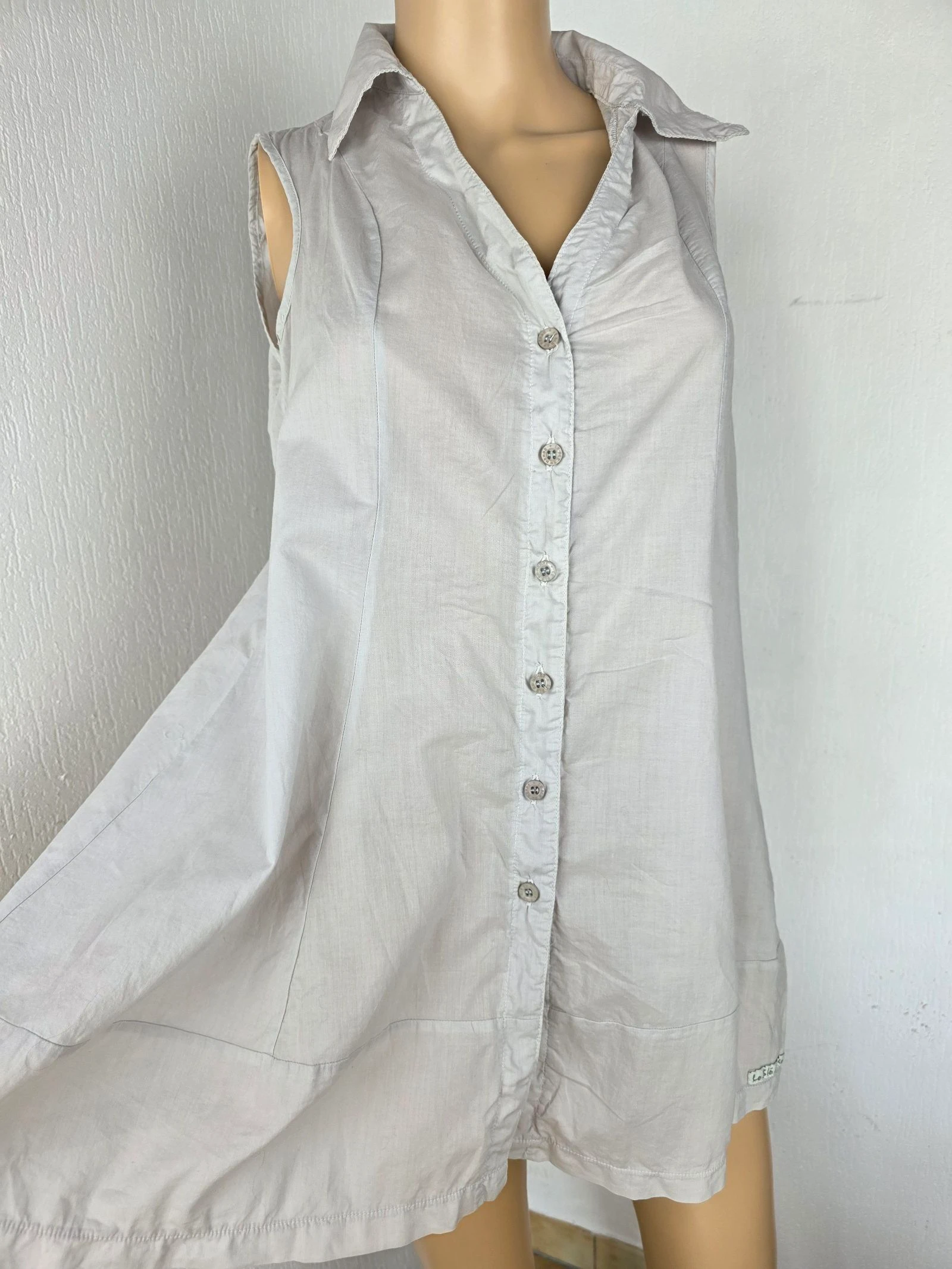 Tunique sans manches coton vintage Y2k neuve taille 40/42